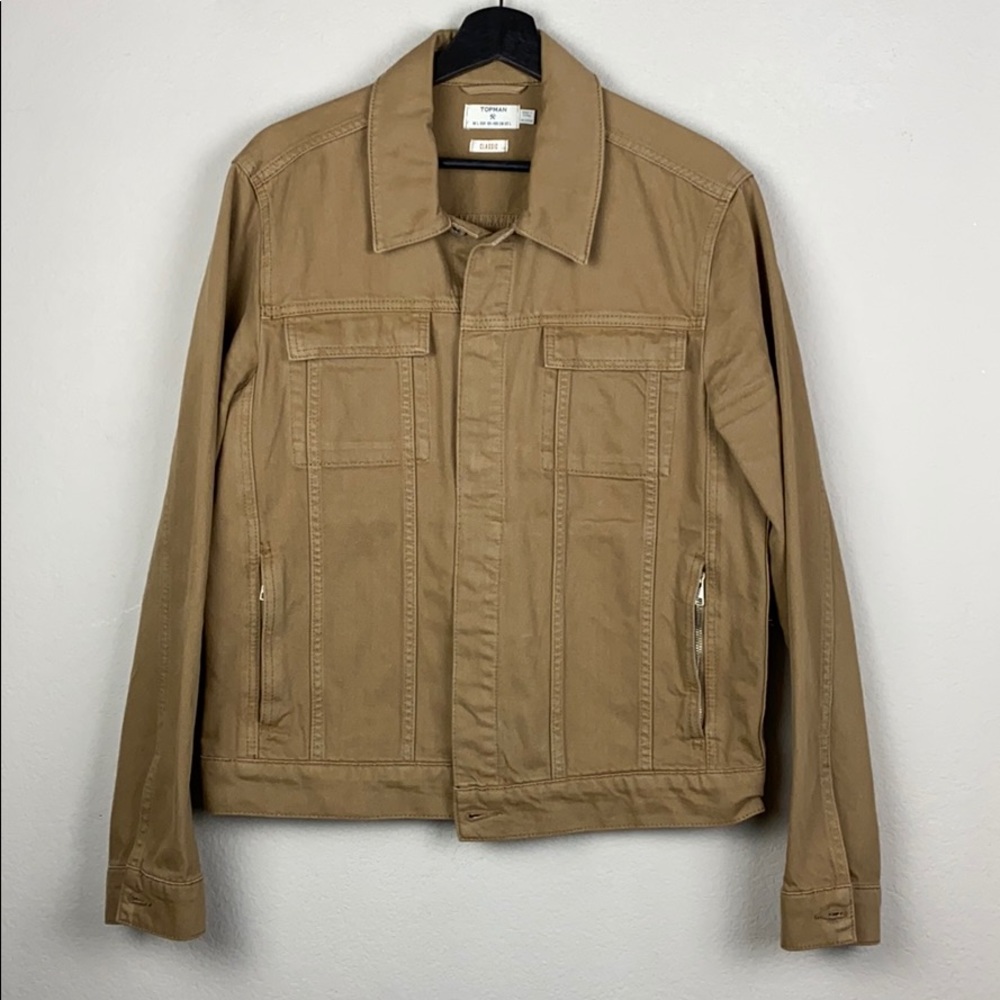 Topman Tan Shacket